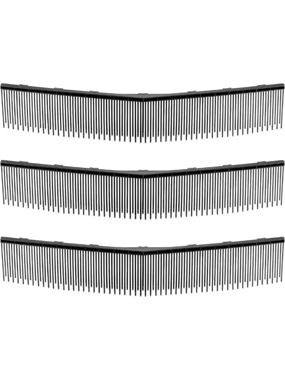 3 Pack Lawn Sweeper Brush Replacement - Durable V-Shaped Bristles for Easy Leaf